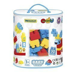 WADER 41401 Baby Blocks klocki w torbie 30 el.