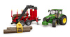 Bruder 03154 Traktor John Deere z przyczepą leśną