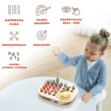 Topbright 121124 Łowimy Rybki ABC – magnetyczna gra zręcznościowa 24 mies.+