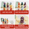 Topbright 121144 Gra do nauki kolorów i liczb Dino 36m+, Zabawka edukacyjna