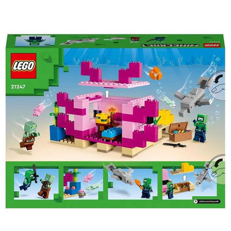 LEGO® Minecraft 21247 – Dom aksolotla
