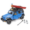 Bruder 02529 Jeep Wrangler Rubicon Unlimited z kajakiem i figurką
