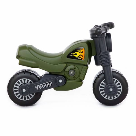 Polesie 49308 Jeździk-motor rowerek biegowy wojskowy