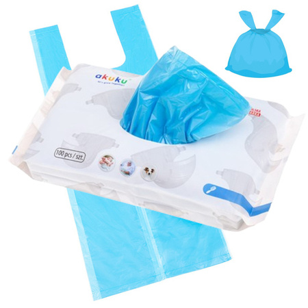 AKUKU A0002 pachnące woreczki na pieluszki 100szt