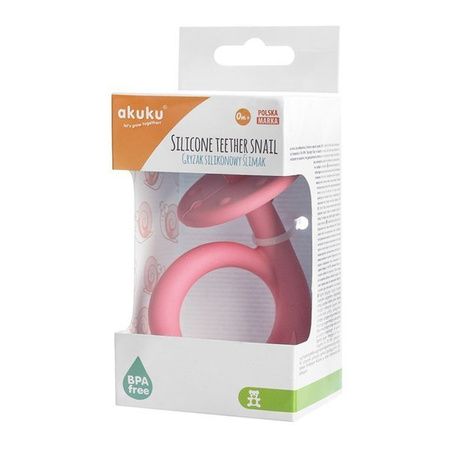Akuku A0115 MIĘKKI GRYZAK SILIKONOWY NA ZĄBKOWANIE MASAŻ