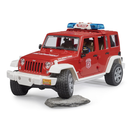 Bruder 02528 Jeep Wrangler straż pożarna+Figurka