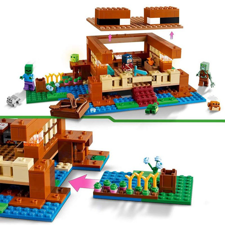 LEGO Minecraft 21256 – Żabi domek