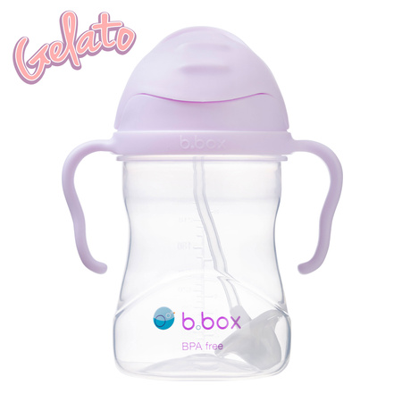 b.box 00518 Bidon ze słomką 240 ml b.box Gelato Boysenberry