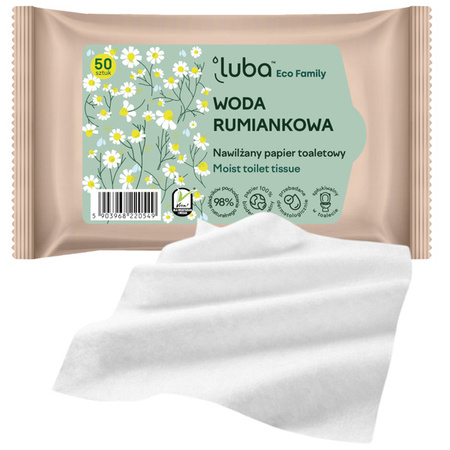 20914 Luba Toaletowy papier nawilżany Eco Family Woda Rumiankowa
