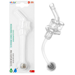 AKUKU A0462 SŁOMKA Z ODWAŻNIKIEM DO BIDONU A0033/4