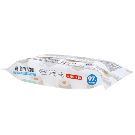 Akuku A0030 nawilżany papier toaletowy o zapachu mango 50 szt.