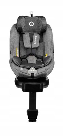 Lionelo ANTOON stone grey fotelik samochodowy 0-18kg isofix