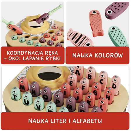 Topbright 121124 Łowimy Rybki ABC – magnetyczna gra zręcznościowa 24 mies.+