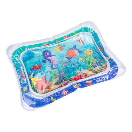 Akuku A0486 dmuchana mata wodna 67cmx49cm dla niemowląt Zabawka SENSORYCZNA