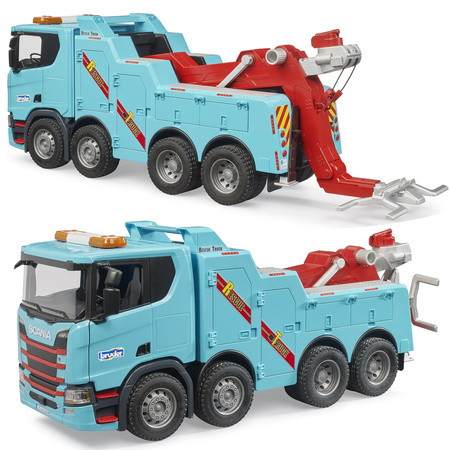 Bruder 03553 Scania Super 560R Laweta i Holownik z modułem dźwięku i światła