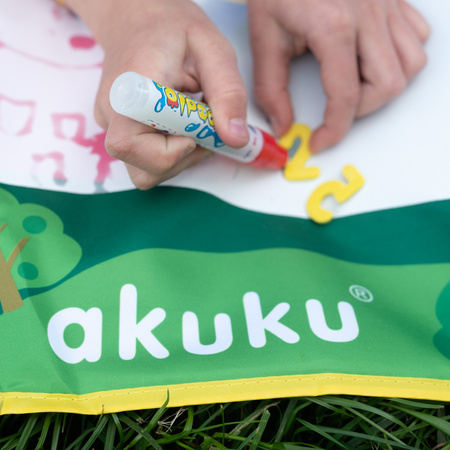 AKUKU A0638 Magiczna Mata Wodna TREFLIKOWA AKUKU + Pisaki i Szablony