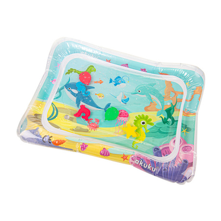 Akuku A0487 dmuchana mata wodna 67cmx49cm dla niemowląt Zabawka SENSORYCZNA