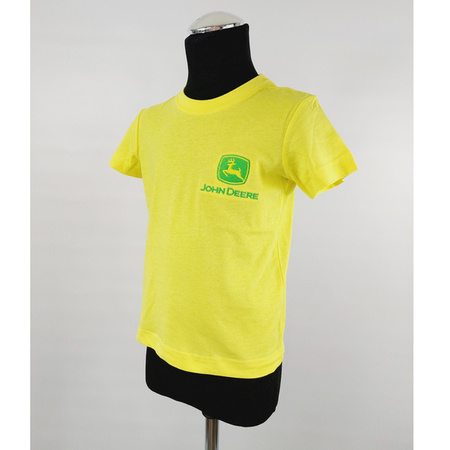 John Deere 122cm ŻÓŁTA Koszulka haftowane logo bawełna