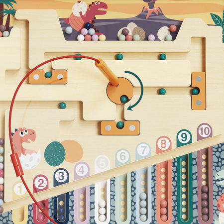 Topbright 121141 Magnetyczny labirynt Jaja dinozaura 36m+ Liczby i kolory