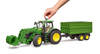 Bruder 03155 Traktor z przyczepą John Deere zestaw