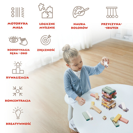 Topbright 120314 Gra zręcznościowa Jakie to zwierzę? Układanie wieży - 36 mies.+