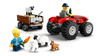 LEGO City 60461 – Czerwony traktor z przyczepą i owcą