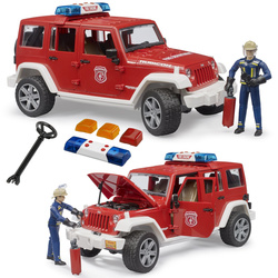Bruder 02528 Jeep Wrangler straż pożarna+Figurka
