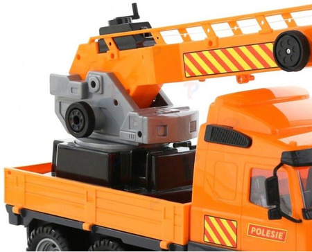 Polesie 8824 Ciężarówka Volvo Dźwig z Platformą