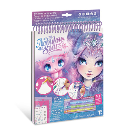 Nebulous Stars 11101 Szkicownik kredki, szablony, naklejki M Nebulia