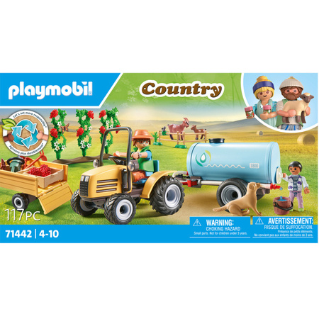 Playmobil 71442 Country Traktor z przyczepą i zbiornikiem na wodę