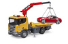 Bruder 03552 Scania Super 560R Laweta pomocy drogowej i Roadster