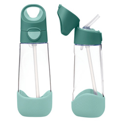 b.box 500507 Butelka tritanowa ze słomką 600ml Emerald Forest