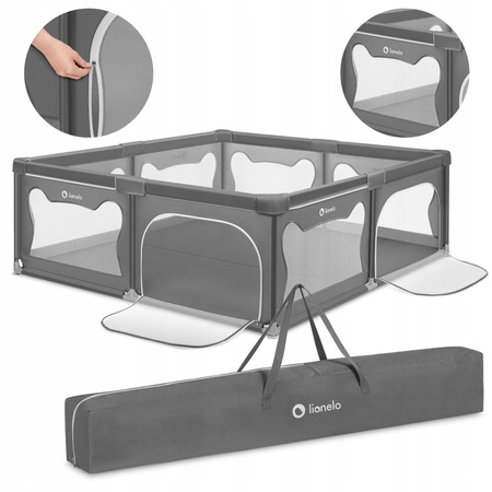 Lionelo Willow XL Grey Concrete – Kojec Dla Dziecka 207×187 cm