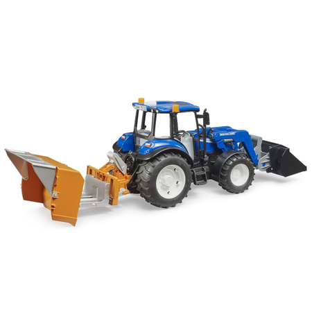 BRUDER 02187 Traktor New Holland T5.120 z ładowaczem i skrzynią ładunkową
