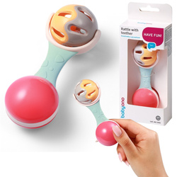 Babyono 1592 Grzechotka z gryzakiem – bezpieczna i rozwijająca zabawka