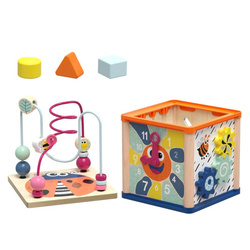Topbright 121093 Kostka edukacyjna Montessori dla niemowląt 12 mies.+
