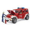 Bruder 02528 Jeep Wrangler straż pożarna+Figurka
