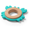 Babyono 1075/02 Gryzak drewniany silikonowy CRAB