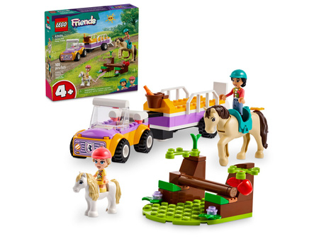 LEGO Friends 42634 - Przyczepka dla konia i kucyka