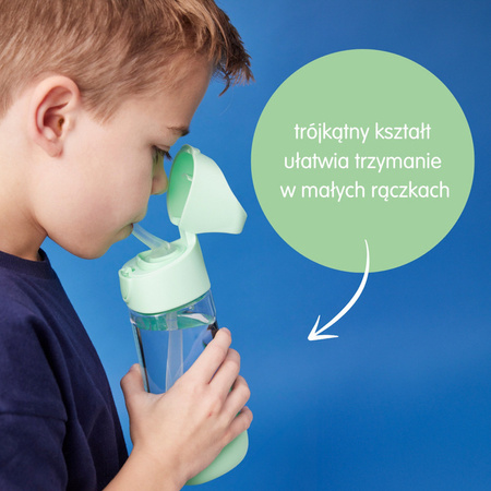 b.box 00882 Butelka tritanowa ze słomką 450 ml b.box Spearmint