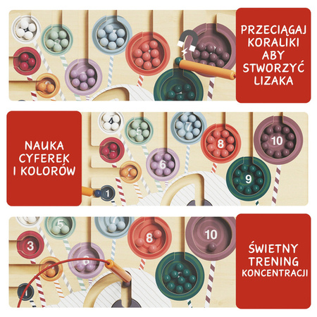 Topbright 121146 Magnetyczny labirynt Jednorożec 36m+ Nauka liczb i kolorów