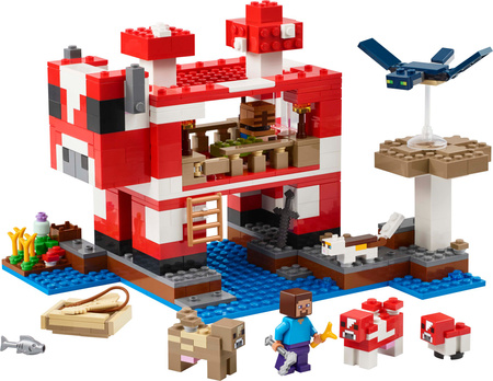 LEGO Minecraft 21270 Dom grzybowej krowy zestaw 500 el. 8+