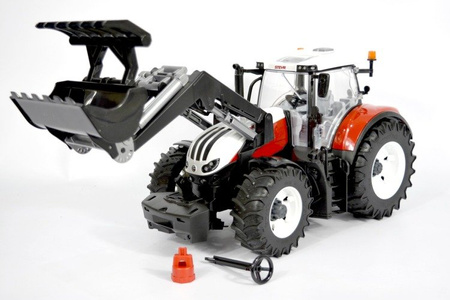 Bruder 03181 Traktor Steyr odkręcane koła + ładowacz