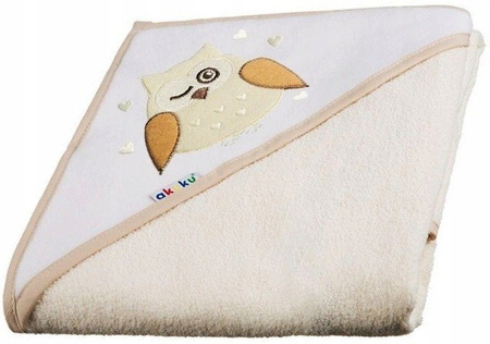 AKUKU A1241 Ręcznik kąpielowy 100x100 bawełna ecru