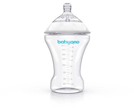 BabyOno 1451 Butelka antykolkowa NATURAL 260ml