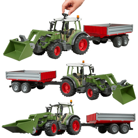 Bruder 02182 Traktor Fendt Vario 211 z ładowaczem