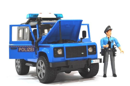 Bruder 02588 Policja z przyczepą dla konia figurki