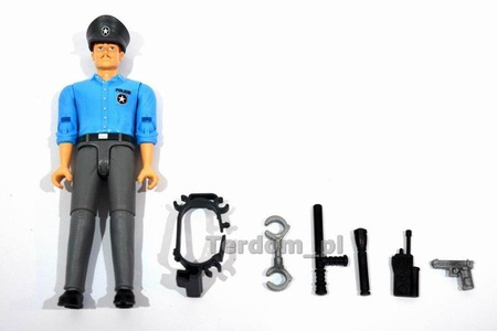 Bruder 02588 Policja z przyczepą dla konia figurki