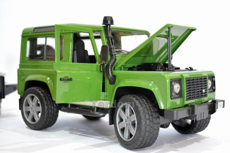 Bruder 02592 Land Rover z przyczepą figurka konia 