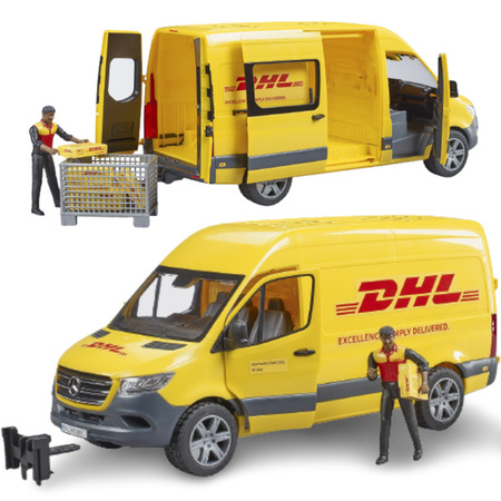 Bruder 02671 Mercedes Sprinter DHL kurier figurka